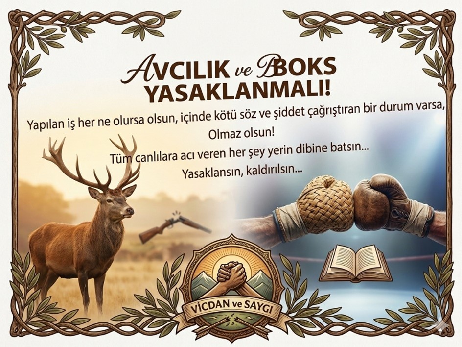 AVCILIK ve BOKS YASAKLANMALI!