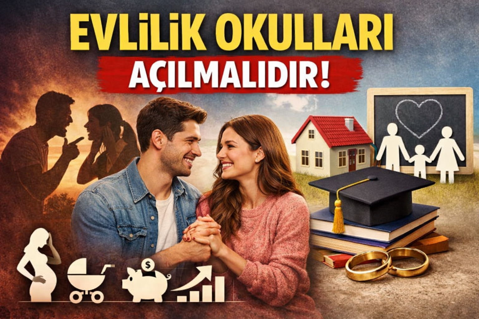 EVLİLİK OKULLARI AÇILMALIDIR!