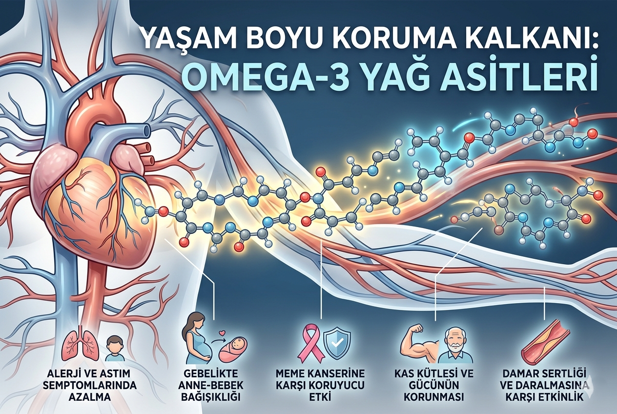 Yaşamın Her Evresinde Temel Bir Destek: Omega-3 Yağ Asitleri ve Sağlığımız Üzerindeki Etkileri