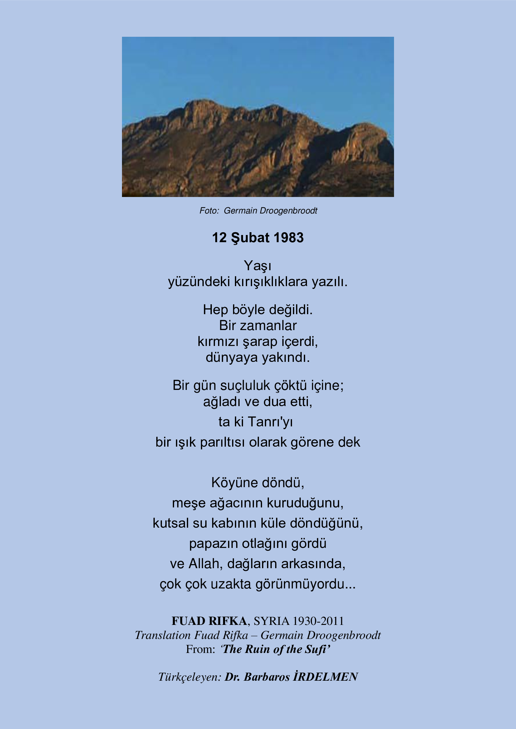 12 Şubat 1983 Fuad Rifka