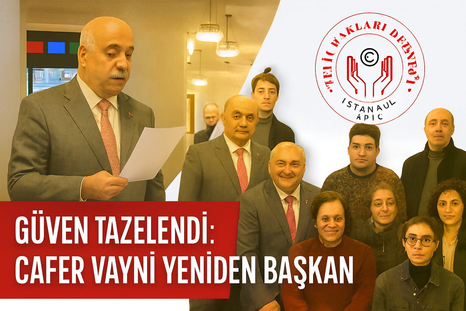 Telif Hakları Derneği’nde Güven Tazelendi: Cafer Vayni Yeniden Başkan