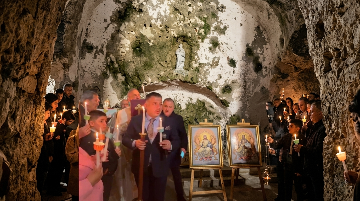 2000 Yıllık Mağarada Diriliş Muştusu: St. Pierre’de Paskalya Ayini